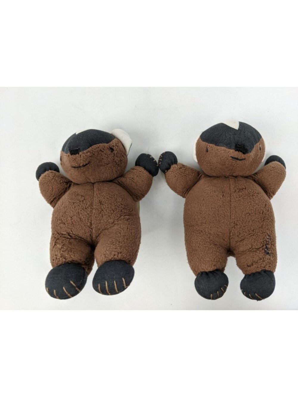 Badger Balm Under The Nile Plush Badger Organic Cotton Lot of 2 7" Tall